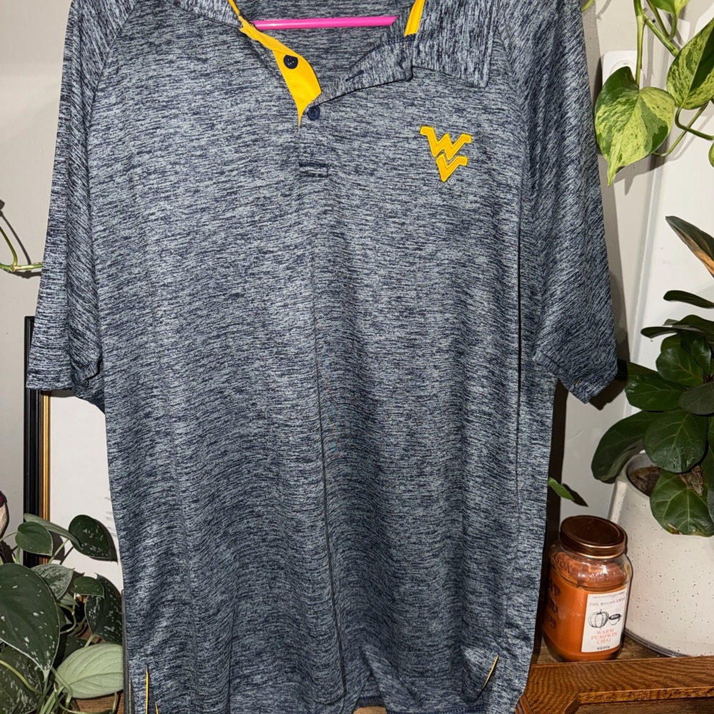 Fanatics Gray and Gold Men's Polo Shirt